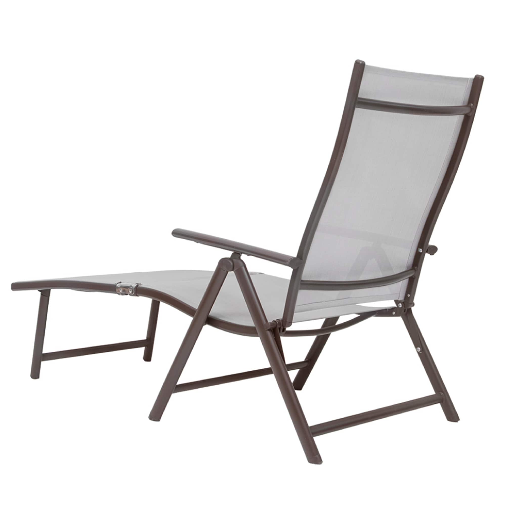 Pellebant Outdoor Folding Adjustable Aluminum Patio Chaise - Picture 26 of 28