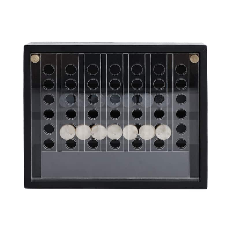 Iron and Resin Classic Strategy Board Game with Modern Box Design - 10" x 8" x 8"