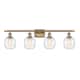 Option Deco Swirl / Brushed Brass Finish