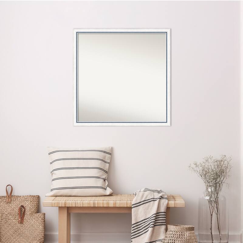 Morgan Non-Beveled Wood Framed Wall Mirror
