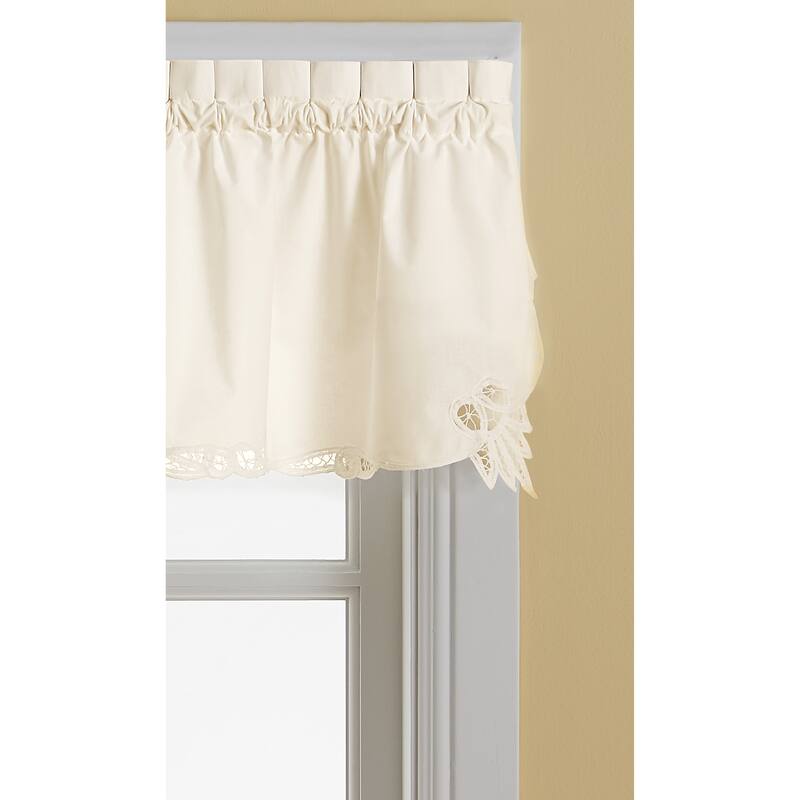 CHF Battenburg Valance, Swag, & Tier Pair Curtain Collection