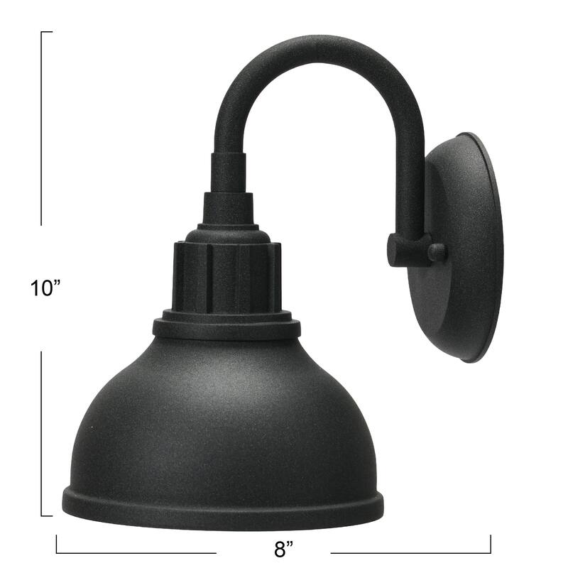 Robert Stevenson Lighting Landon - Metal Outdoor Light with Shade