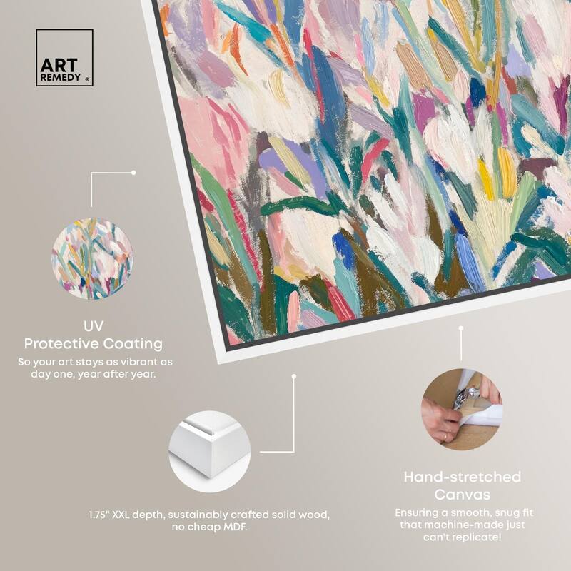 Morning Mist Bloom II Canvas by Art Remedy