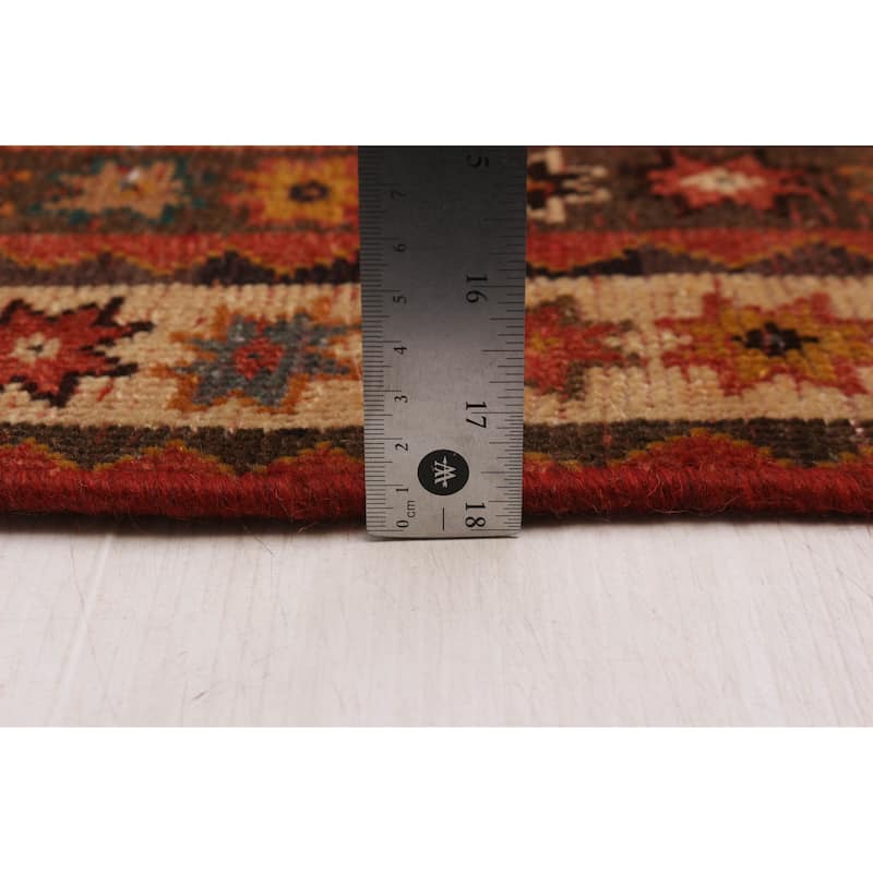 ECARPETGALLERY Hand-knotted Melis Red Wool Rug - 5'2 x 8'8