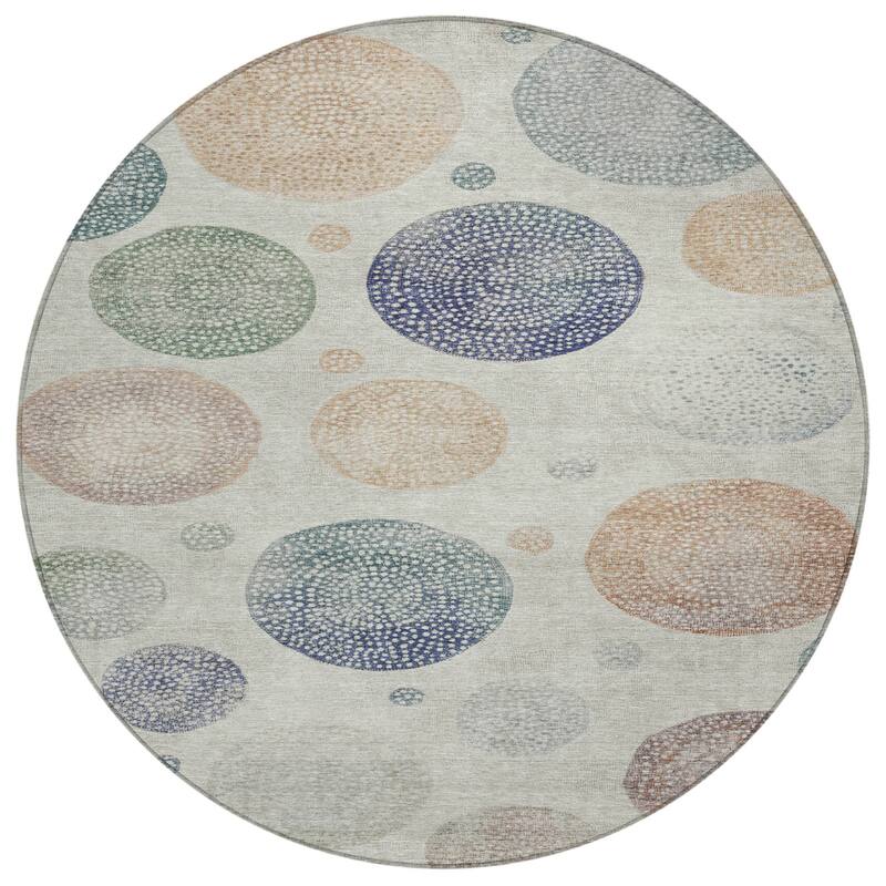 HomeRoots Geometric Transitional Rectangle Outdoor Rug