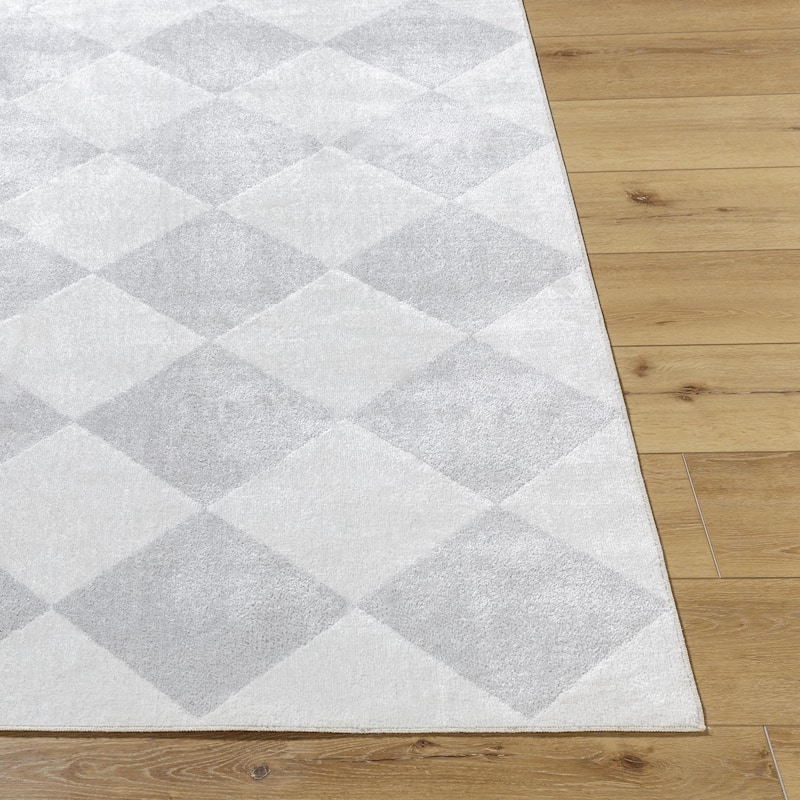 Livabliss Lillian Modern & Contemporary Checkered Indoor/Outdoor Area Rug