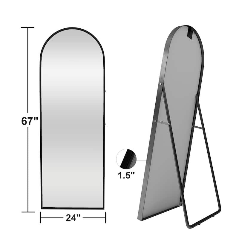 Arched Mirror Modern Full-length Mirror Floor Mirror - 67*24