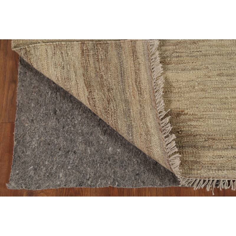 Kilim Persian Vintage Area Rug Flatweave Wool Carpet - 4'11"x 6'7"