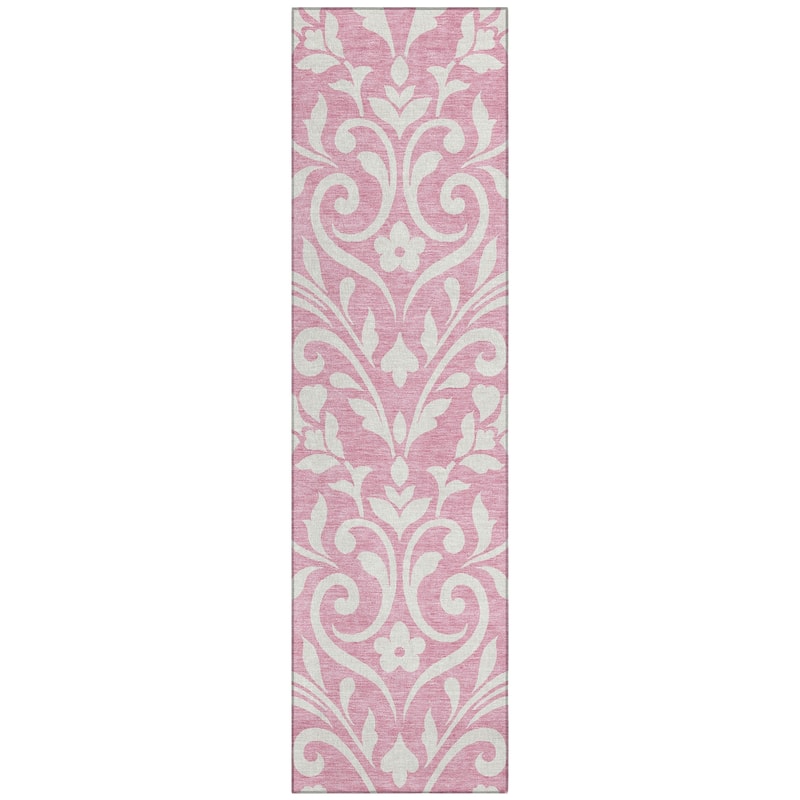 Machine Washable Indoor/ Outdoor Chantille Traditional Elegant Rug