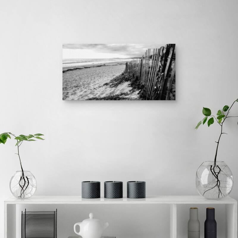 Fence with Ornaments Canvas Art Print