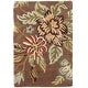 preview thumbnail 4 of 13, SAFAVIEH Handmade Blossom Ela Modern Floral Wool Rug 2' x 3' - Brown/Multi - Rectangle
