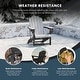 preview thumbnail 67 of 156, Aderson Outdoor Poly Adirondack Chair With Ottoman And Side Table 12-Piece Set