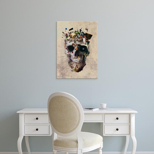 Easy Art Prints Ali Gulec's 'Istanbul Skull 2' Premium Canvas Art