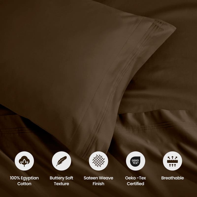 Blue Nile Mills Egyptian Cotton 1450 Thread Count Eco-Friendly Solid Sheet Set