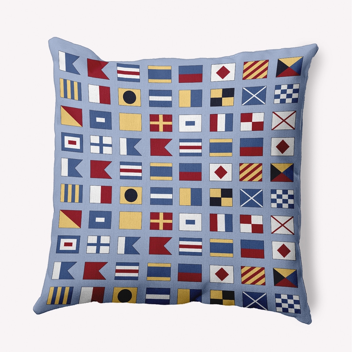 Nautical Flags Indoor/Outdoor Throw Pillow