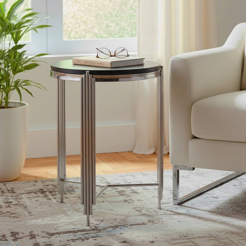 Metal Modern Stone Top Table