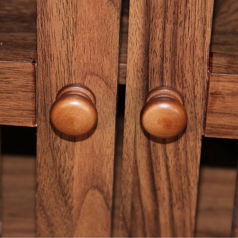 Shoe Cabinet with Shutter Doors, 6 Tier Wooden Shoe Storage Cabinet with Adjustable Shelves for Entryway Hallway