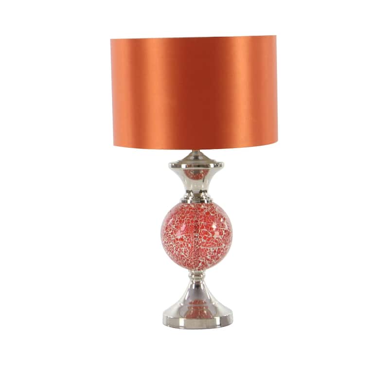 Glass Room Table Lamp - Set of 2 Red - Roche River Decor