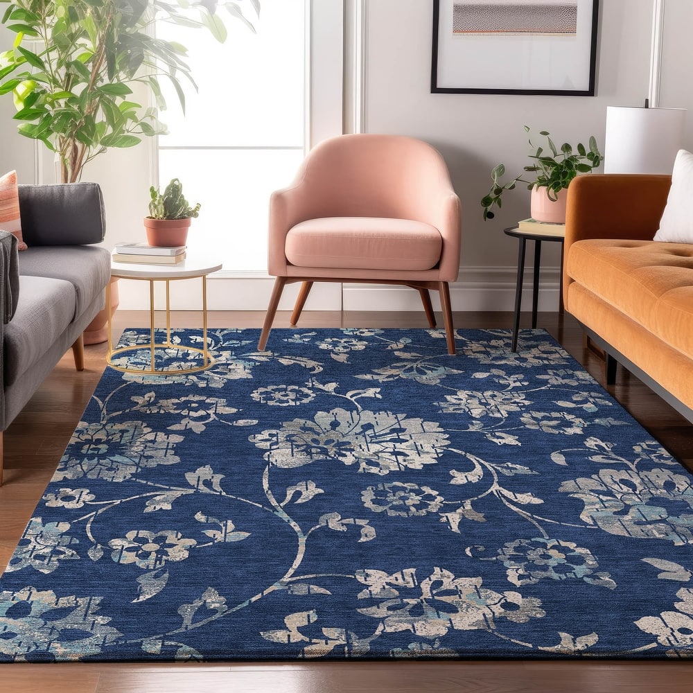 Premium Washable Super Soft Floral Whimsy Mayfield Rug