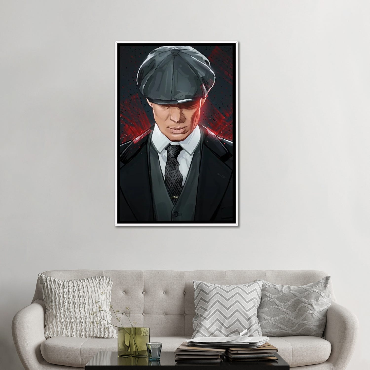 Icanvas Tommy Shelby Peaky Blinders By Nikita Abakumov Framed Canvas Print Bed Bath And Beyond 