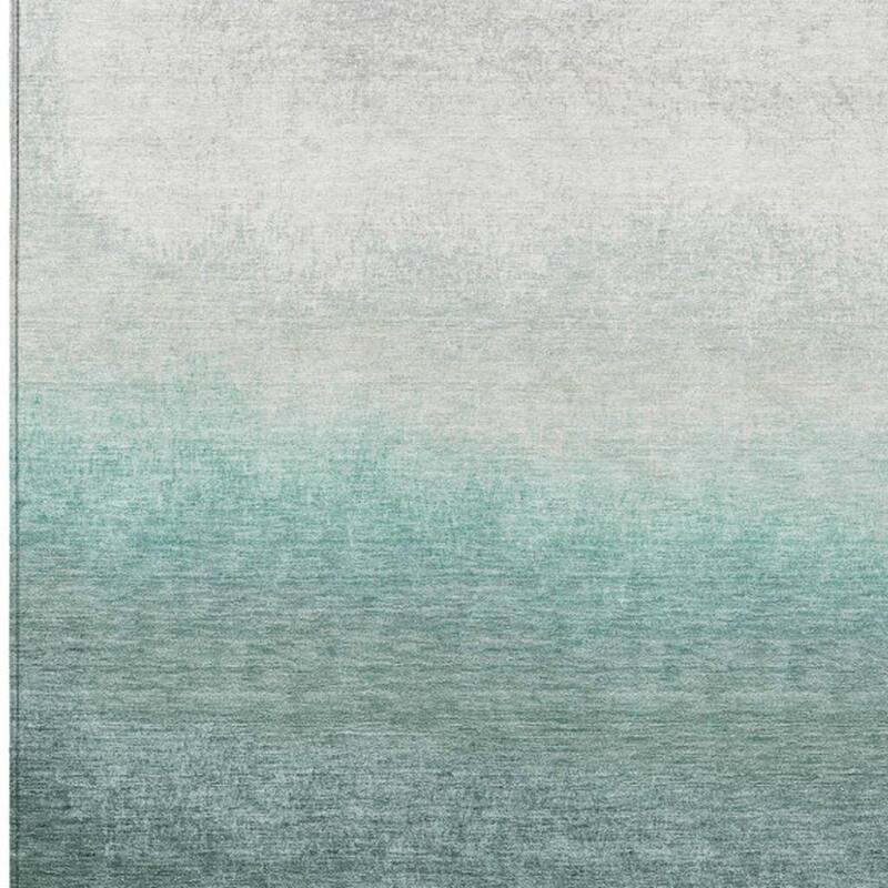 HomeRoots Ombre Transitional Rectangle Outdoor Rug