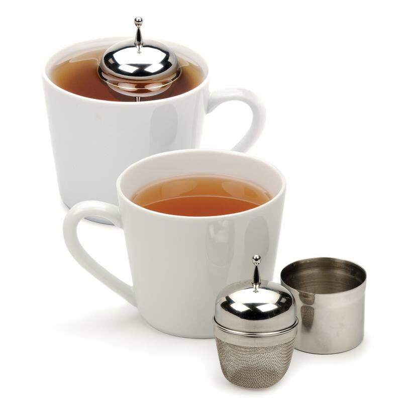 0.5-Cup Stainless Steel Mesh Floating Infuser - Large Mesh Floating Infuser, 1/2-Cup Capacity