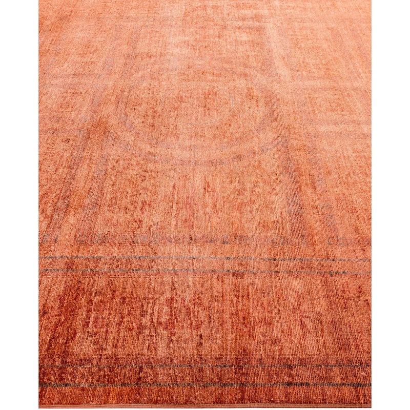 Overdyed One-of-a-Kind Hand-Knotted Area Rug - Pink - 6' 2" x 8' 4"