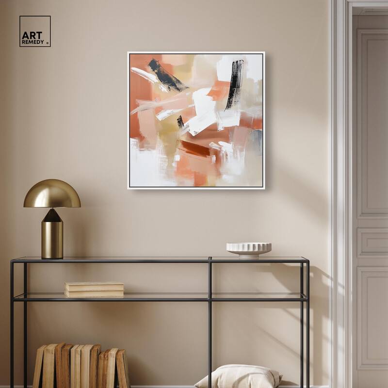 Rose and Rust III Canvas by Art Remedy