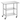 VEVOR Stainless Steel Work Table, 24x36 Inch Food Prep Table with 2 Shelves and Wheels, Commercial Kitchen Workstation