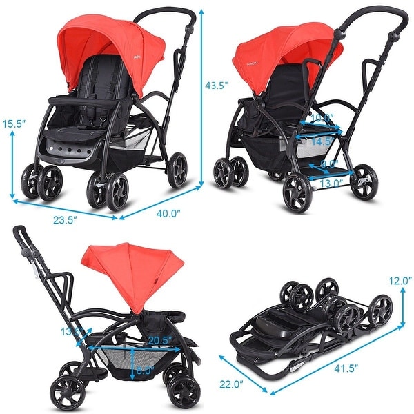 stand on tandem pushchair