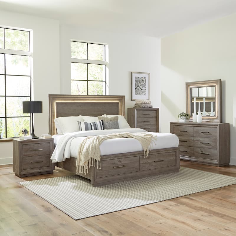 Liberty Furniture Horizons Storage Bedroom Set Various Options - King or Queen