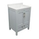 preview thumbnail 28 of 28, Nevado 25 in. W x 19 in. D x 36 in. H Bath Vanity in with White Cultured Marble Top Single Hole