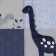 preview thumbnail 4 of 7, Bedtime Originals Roar Blue/Gray Dinosaur 5-Piece Nursery Baby Crib Bedding Set