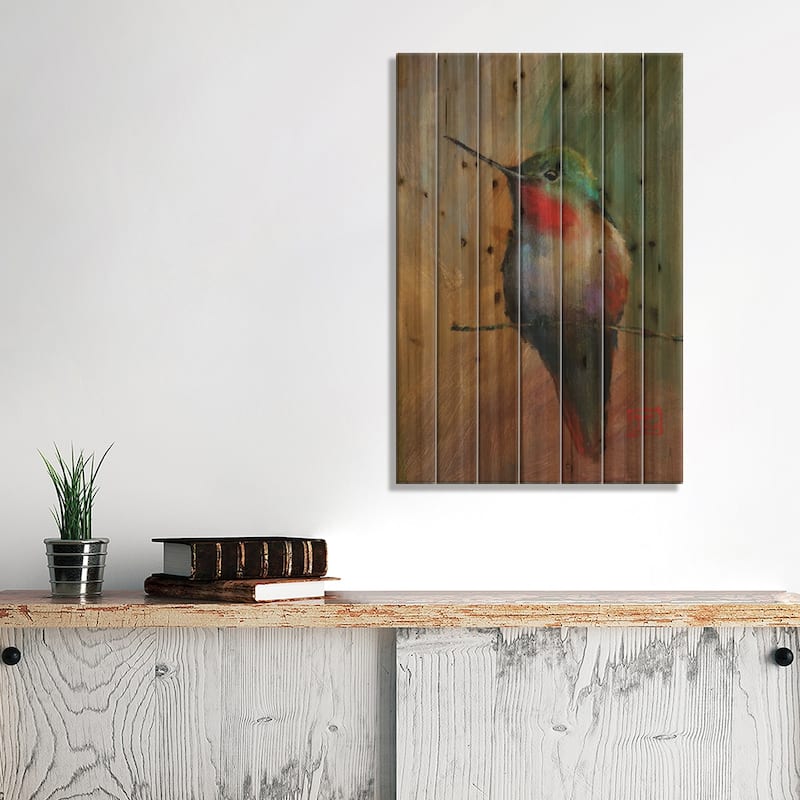 Glory Print On Wood by Dean Crouser - Multi-Color