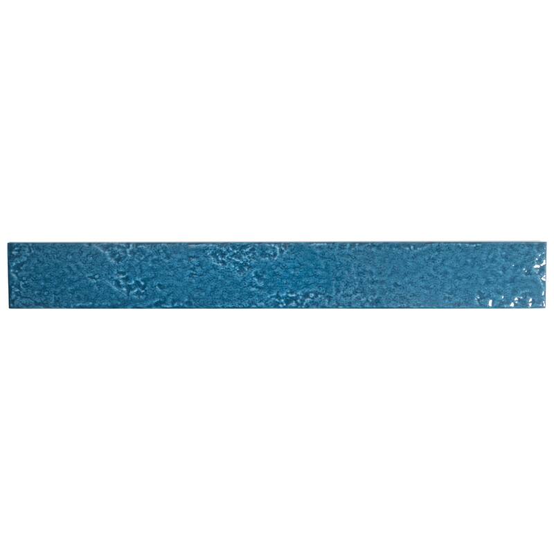 Valenza 2x16 Teal Green Ceramic Zellige Subway Wall Tile (10.76 sq ft/case) - 50 Pack