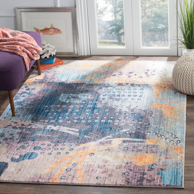 SAFAVIEH Bristol Bana Vintage Boho Oriental Polyester Rug - 3' x 5' - Multi