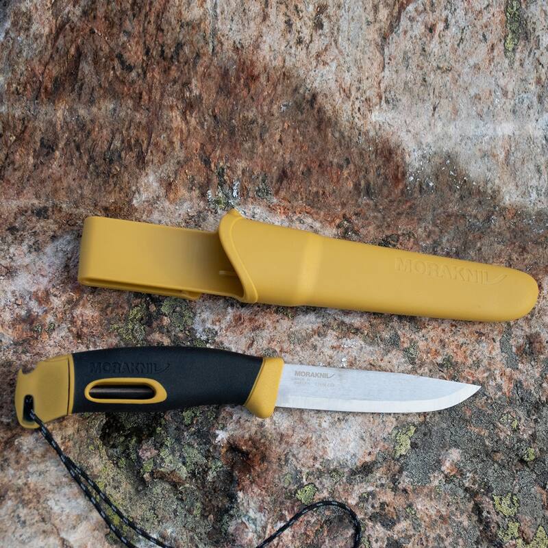 Morakniv Companion Spark ‎Fixed Blade Knife with Fire Starter - Green