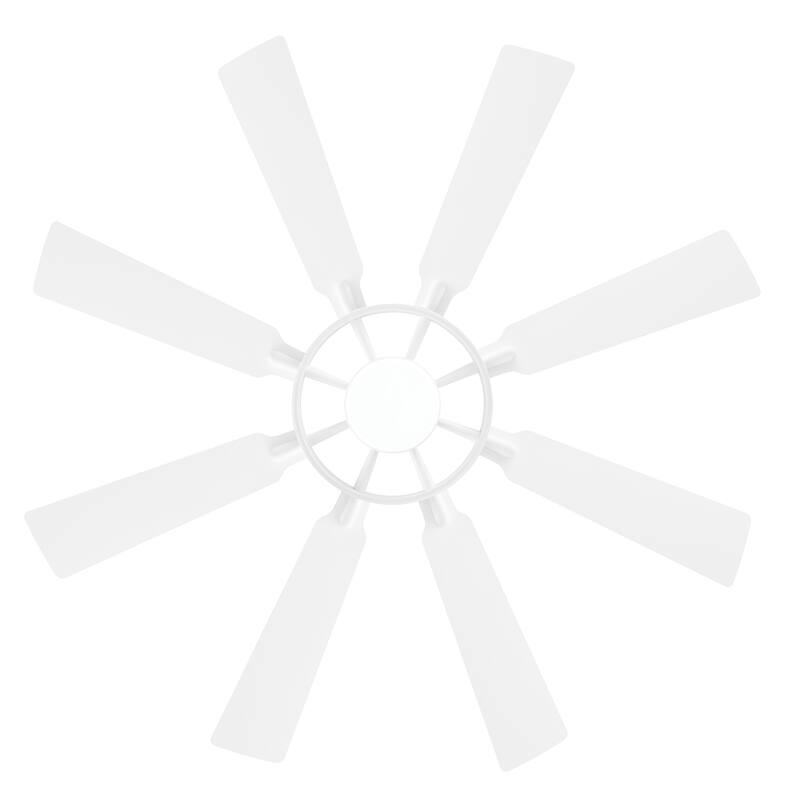 WINGBO 60-inch/72-inch 8-Blades Indoor DC Motor Ceiling Fan With LED Light and Remote Control