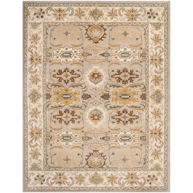SAFAVIEH Handmade Heritage Dot Daisy Traditional Oriental Wool Rug