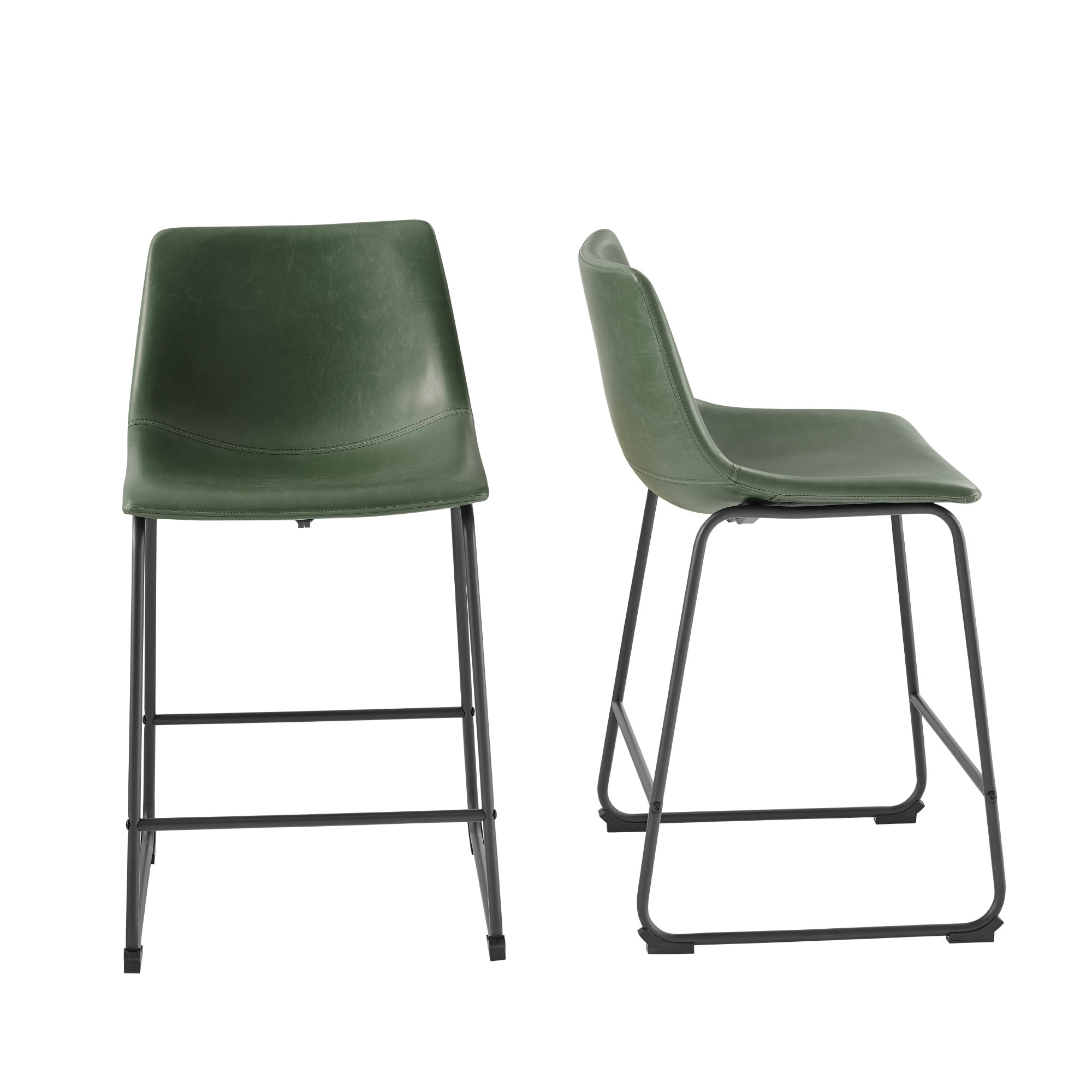 Carbon loft prusiner faux store leather bar stool