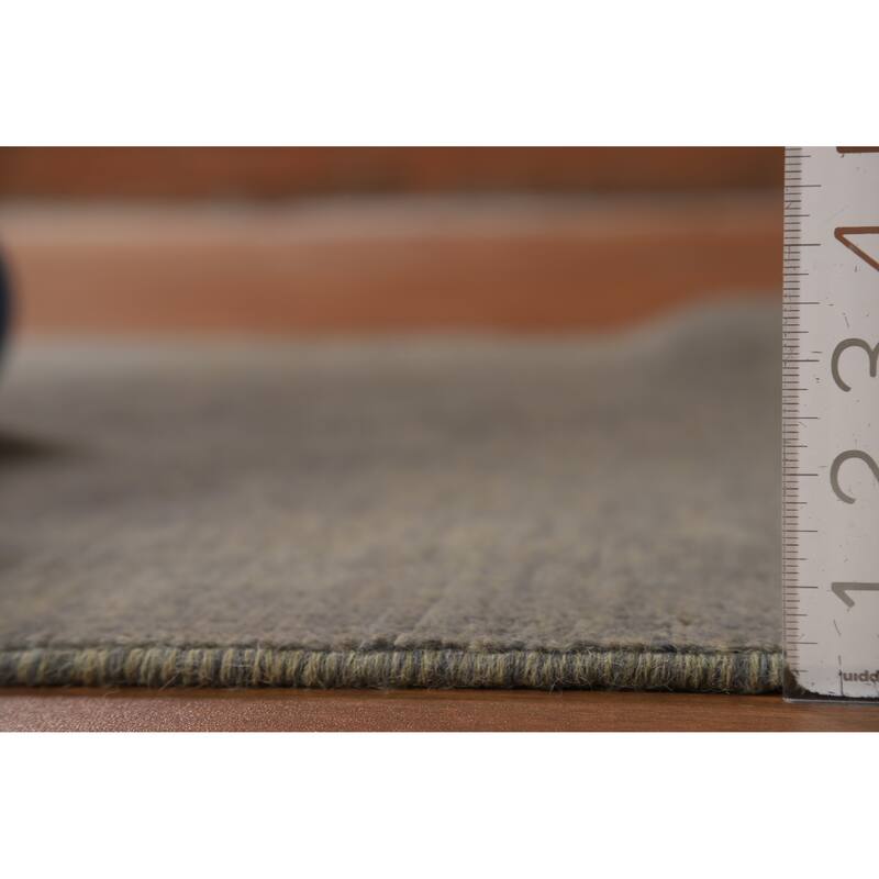 Hand Knotted Oriental 100% Wool Carpet Modern Modern Multi-Colored Gabbeh Area Rug - 4' 11'' X 3' 4''
