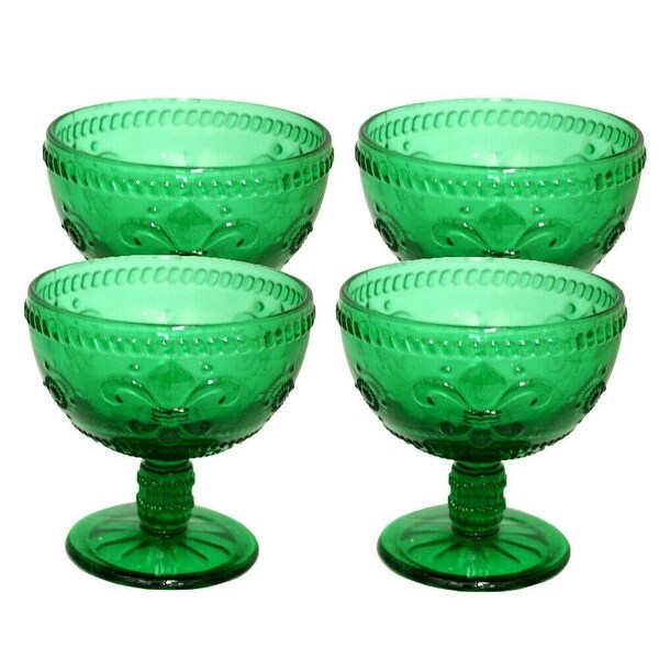 Vintage glass online dessert bowls