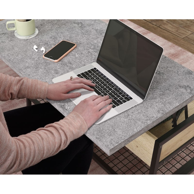 Market Commons Lift Top Coffee Table 3a