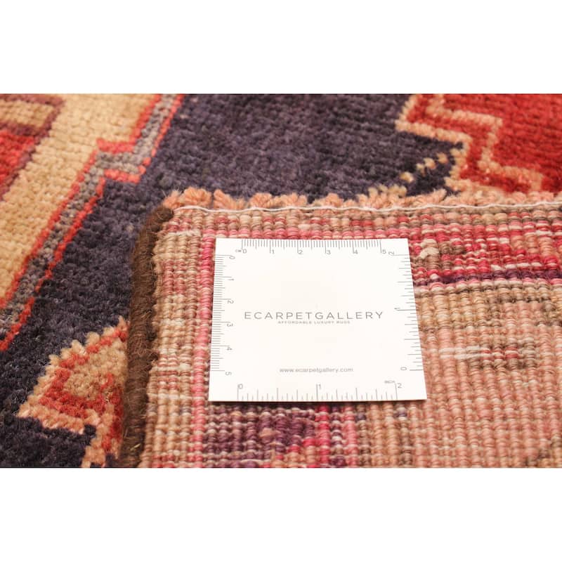 ECARPETGALLERY Hand-knotted Konya Anatolian Dark Navy Wool Rug - 4' 2" x 12' 5"