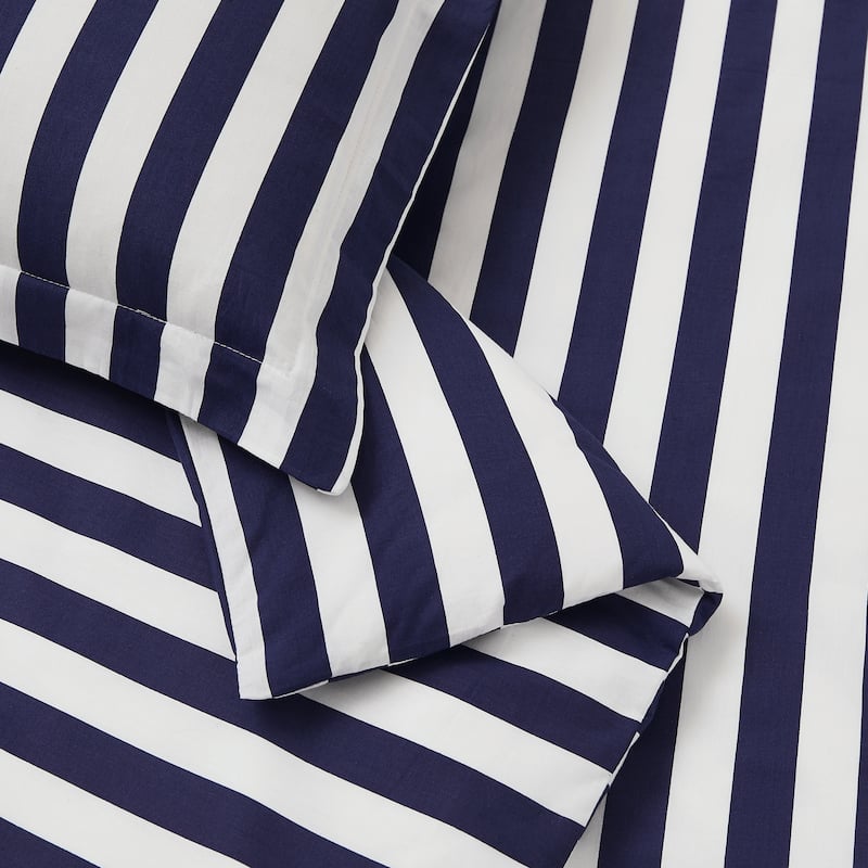 Brooklyn Loom Levi Stripe 3 Piece Comforter Set