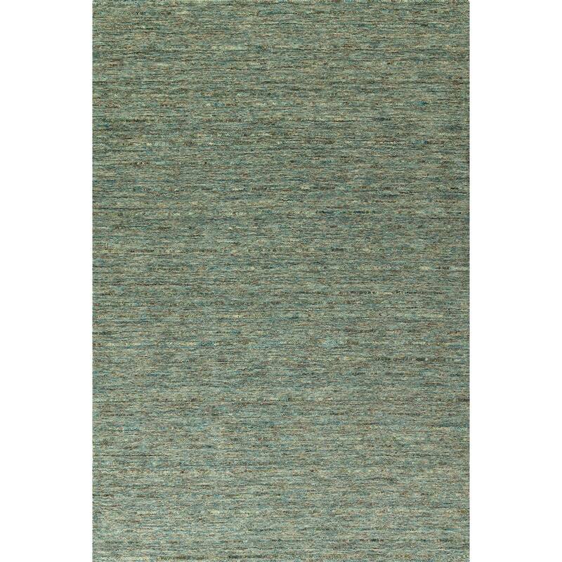 Addison Heather Variegated Wool Area Rug - 8'X10' - Peacock - Rectangle