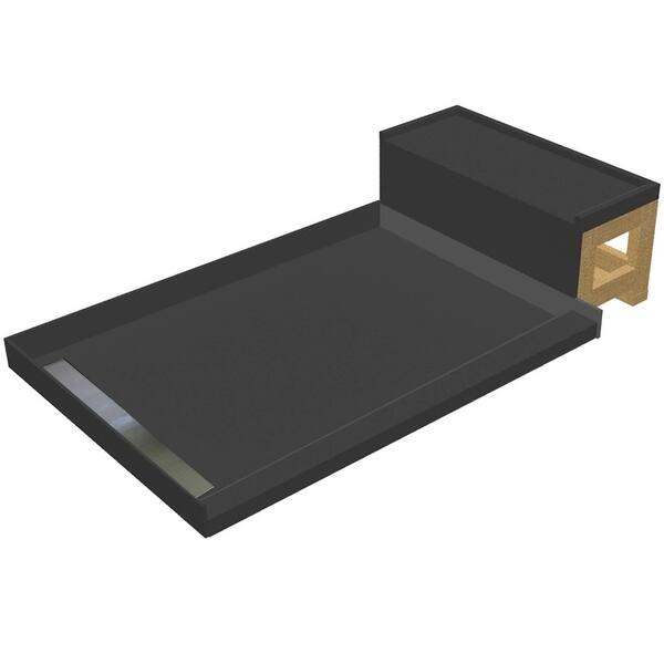 Shop Tile Redi Rt3660l S Rb36 Kit Base N Bench 36 X 72