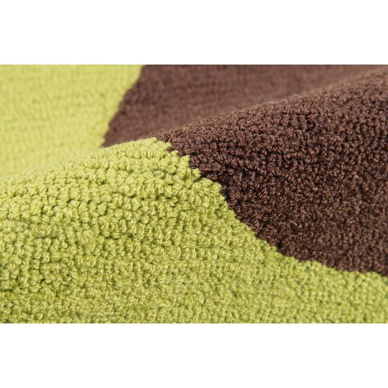 Novogratz by Momeni Cucina Avocado Polyester Kitchen Mat - 2' X 3'