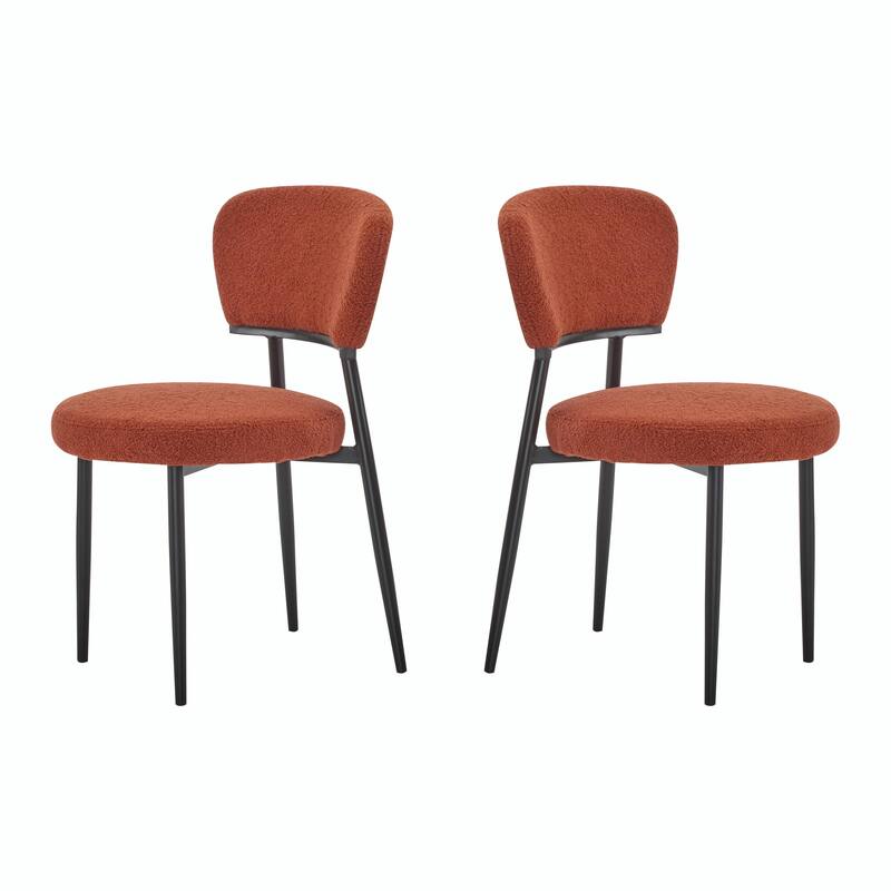 Set of 2 Upholstered Dining Chairs