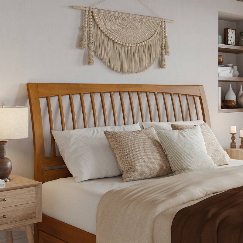 Roslyn Platform Bed with Panel Footboard and Storage Drawers